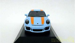 Minichamps 1 43 Porsche 911 R 991 2016 Blue 413 066262 Scale Car