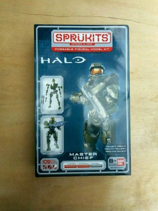 Sprukits Halo The Master Chief Action Figure Model Kit Level 2