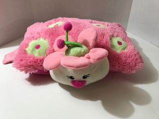Pink Pillow Pets Plush Approximately 17 " X 14 " With Flowers