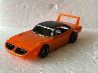 Tyco Orange Superbird Plymouth Slot Car