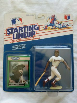 1989 Tony Gwynn Slu Kenner Starting Lineup Baseball - Padres - Moc