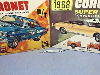 Mpc 1968 Dodge Coronet R/t Superbee Vintage Kit 1768/1868 1/25 Nos Chrome Grille