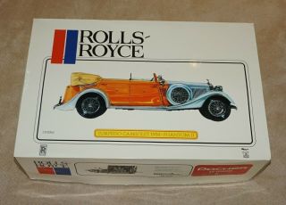 1934 Rolls Royce Torpedo Cabriolet Pocher 1/8 Empty Box No Parts At All