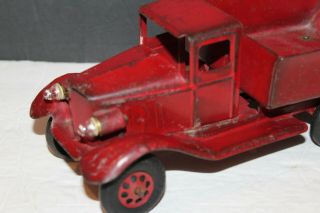 VINTAGE 1930 ' S GIRARD DUMP TRUCK with HEADLIGHTS in PAINT 5