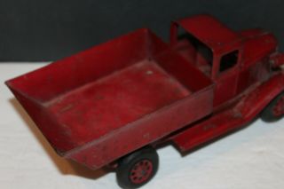 VINTAGE 1930 ' S GIRARD DUMP TRUCK with HEADLIGHTS in PAINT 7