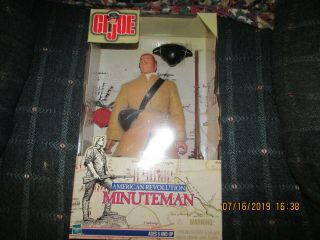 Gi Joe American Revolution Minuteman Hasbro Collectors Exclusive 12 "