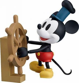 Nendoroid 1010b Steamboat Willie Mickey Mouse: 1928 Ver.  (color) Figure