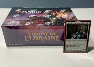 Mtg Throne Of Eldraine Booster Box Factory & Kenrith,  The Returned King