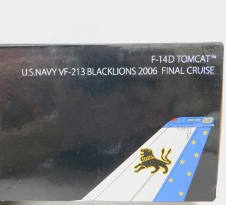 1/72 Century Wings 001617 F - 14D Tomcat US Navy Black Lions Diecast Model 2