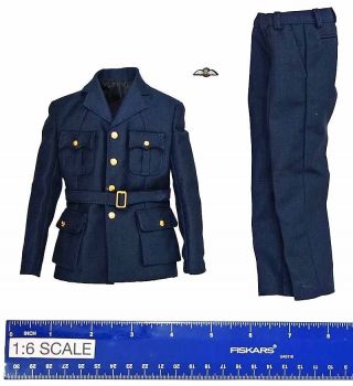 Wwii Raf Al100019 - Dress Uniform W/ Patch - 1/6 Scale - Alert Line Figures