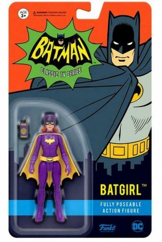Batgirl Classic Adam West Batman 1966 Tv Series 3.  75 " Figure Dc Funko