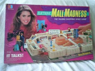 Electronic Mall Madness The Talking Shopping Spree Game Milton Bradley 1989
