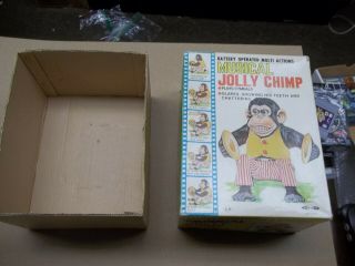 1950/60 ' s Battery Operated Multi Actions Musical Jolly Chimp Great 4