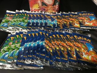 Pokemon Base Set Booster Pack From Green Wing Boxes Factory One Pack
