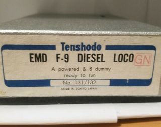 Tenshodo Ho Brass Emd F - 9 A&b Great Northern Gn Diesel Locomotive Set