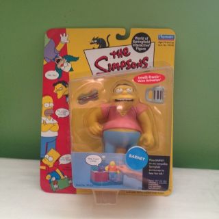 The Simpsons Barney World Of Springfield Interactive Figure