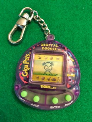Giga Pets Virtual Digital Doggie Virtual Pet 1997 By Tiger Electronics