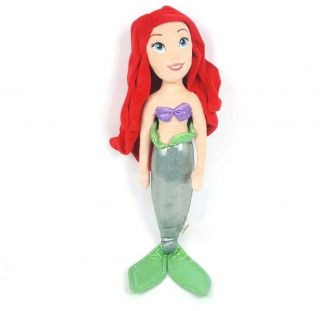 Disney Little Mermaid Ariel Plush Stuffed Toy Doll Ragdoll Princess 10 "