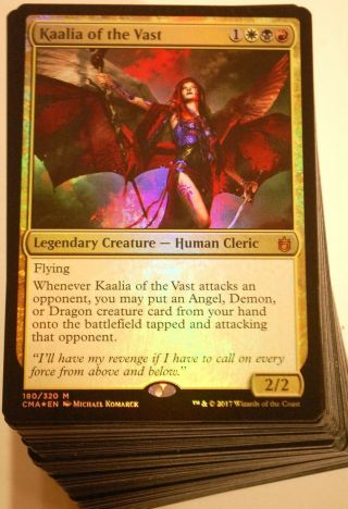 Custom Commander Deck Angels Edh Kaalia Of The Vast Magic Cards
