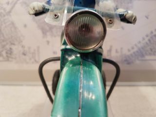TIPPCO Tin Friction Police Motorcycle TCO - 598 - Germany - 28cm - 1950s 4