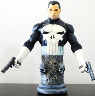 Marvel Bowen The Punisher Mini Bust Statue Figure Limited Edition X - Men Avengers
