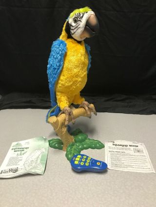 Furreal Friends Squawkers Mccaw Interactive Talking Hasbro 2006 Complete Kg Rws