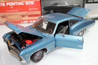 Ertl 1:18 Scale American Muscle Authentics 1967 Chevy Impala Ss (blue)