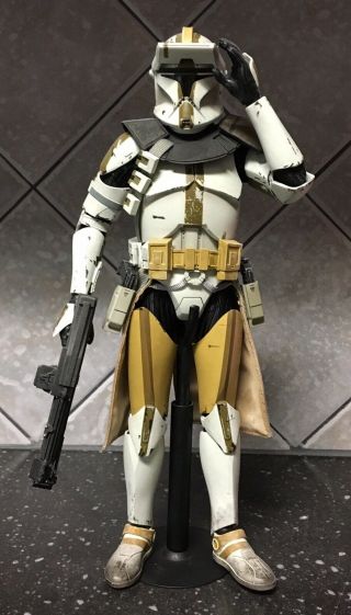 12 " Sideshow Collectibles Star Wars Commander Bly Clone Trooper Action Figure