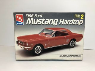 Vintage Amt/ertl 1966 Ford Mustang Hardtop,  6526