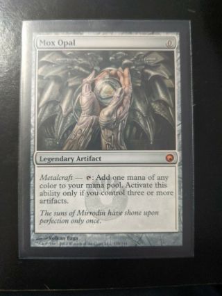 Mox Opal (mtg Magic: The Gathering) Scar Of Mirrodin – Nm,  Mythic,  English