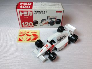 1991 Tomy Tomica No.  120 Footwork F - 1/formula 1 - - Made In Japan - - Collector 