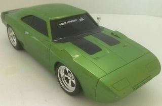 Collectible Toy State Road Rippers Green Hemi Chrysler Charger Daytona Battery