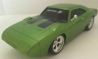 Collectible Toy State Road Rippers Green Hemi Chrysler Charger Daytona Battery 2