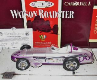Carousel 1 1960 Indy 500 Jim Hurtubise 56 Watson Roadster Model 1/18