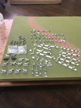 15mm English Civil War Gaming (96) Figures Army (artillery,  Command Cavalry)