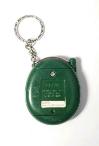 Bandai Tamagotchi Connection 2004 Virtual Pet Keychain Green Scale Snake Reptile 3