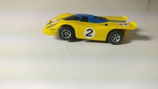 Vintage Afx Ho Scale Slot Car Race Car Track Racing Made Singapore Yellow 2