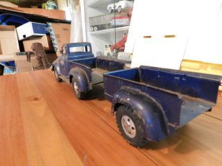 1957 TONKA Pickup and trailer for restortation 2