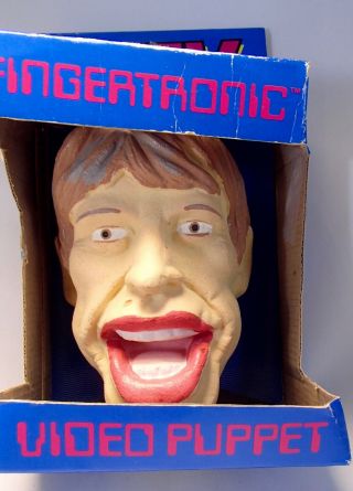 1987 Fingertronic Spitting Image Mick Jagger Figure Puppet The Rolling Stones