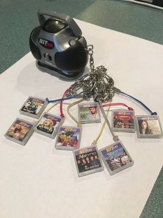 2001 Tiger Hit Clips Boombox Player With 9 Clips 2nsync,  Madonna,  Baha