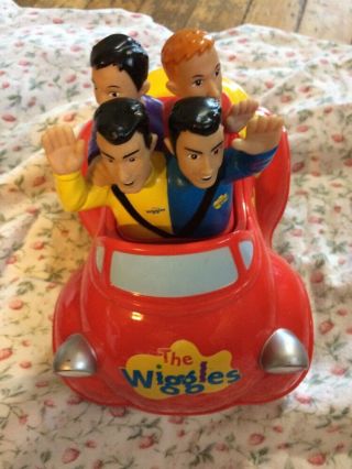 The Wiggles Big Red Car Toot Toot Singing Musical Toy Spin Master 2003 Rare Htf