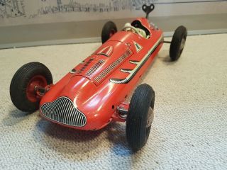 Tin toy Wind up Tippco Mercedes race car number 15 - Germany - 3