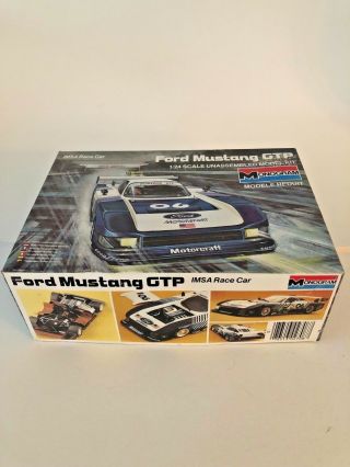 Revell Monogram 1/25 Scale Ford Mustang Gtp Imsa Race Car Vta Scca