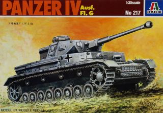 Italeri 1:35 Panzer Iv Ausf F1 F2 G Plastic Model Kit 217u