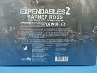 HOT TOYS EXPENDABLES 2 BARNEY ROSS Sylvester Stallone MMS194 1/6 Scale NIB 6