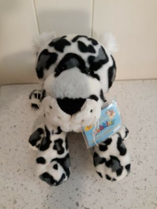 Webkinz Ganz Snow Leopard - Plush Stuffed Animal - With Code - No Holes Or Tear