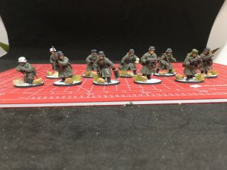28mm Bolt Action Painted 10 Man German Squad