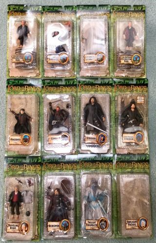 Lotr Fellowship Of The King Action Figure Set Of 12 Mib Nrfb Lord Of The Rings