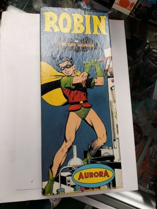 Vintage 1966 Aurora " Robin The Boy Wonder " Plastic Model Kit 488 - 98 Box Only