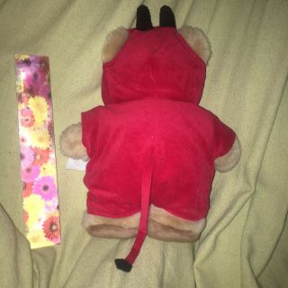 Cauterbury Light My Fire Bear Red Devil Costume Mini Suit Valentine Gift Plush 2